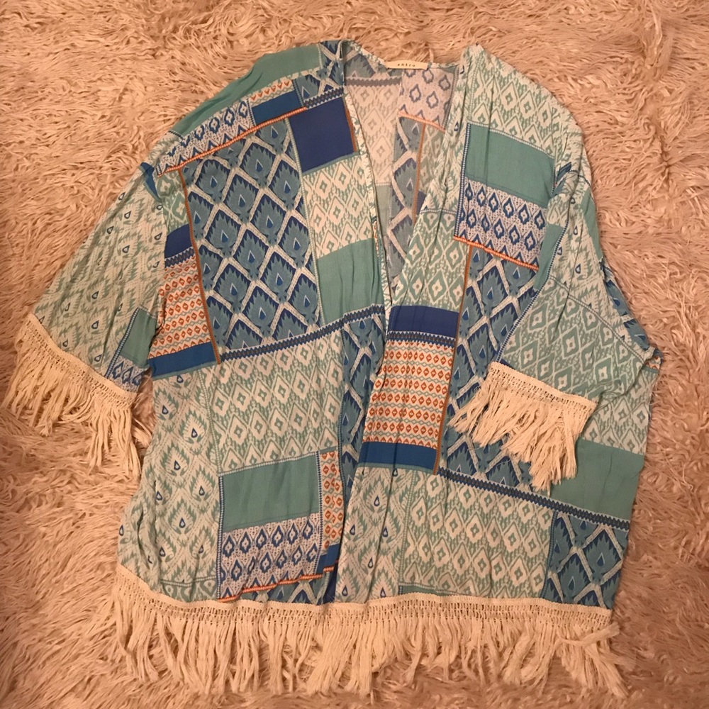 Fringe Kimono